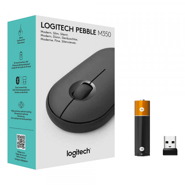 Logitech Pebble M350 Graphite  